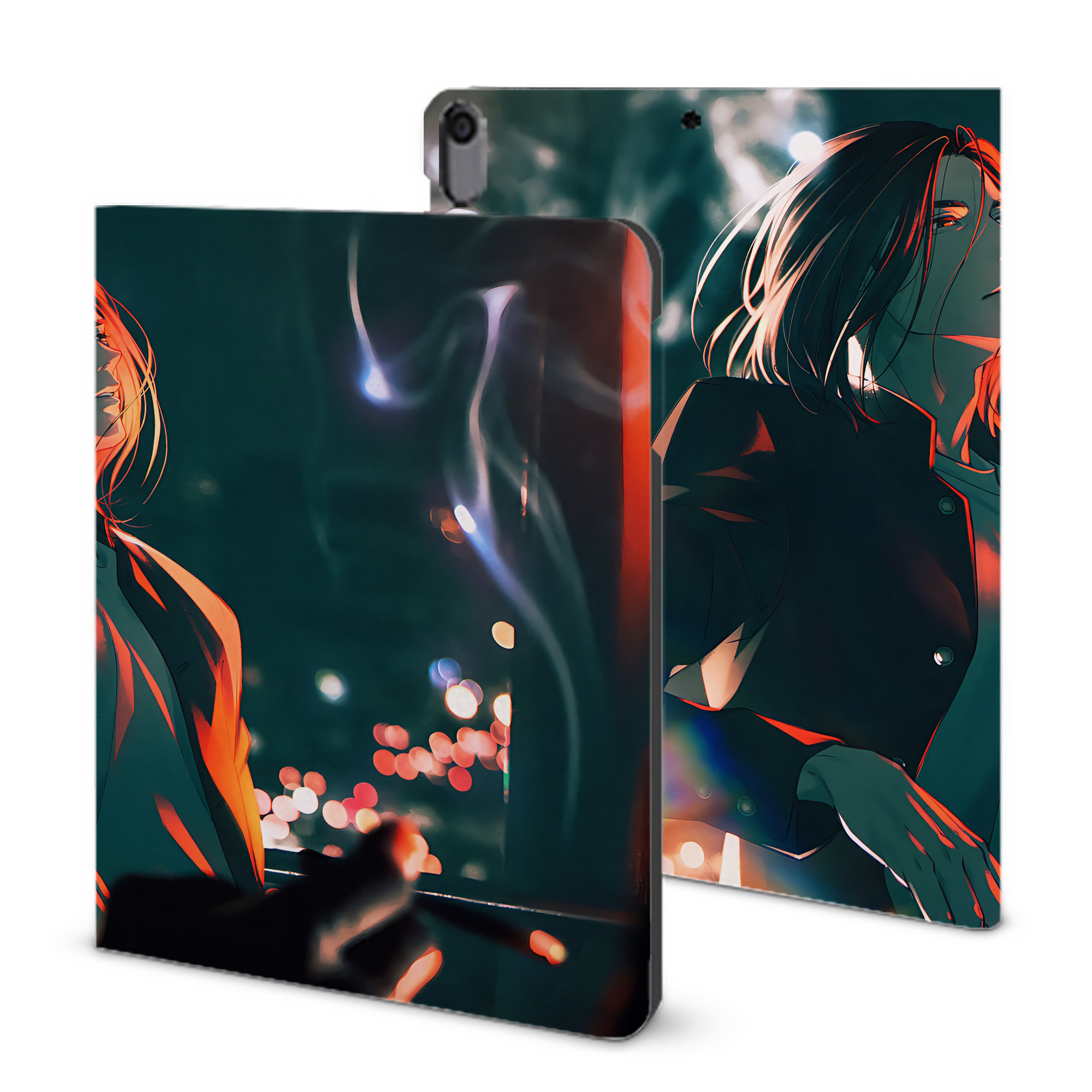 （画像用） SLAM DUNK／スラムダンク IPad ケース ブック型 PUレザー TPU 耐衝撃 軽量 薄型 ペン収納なし 全面保護 IPad 各モデル対応